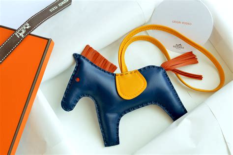 hermes sandal charm|Hermes rodeo bag charm.